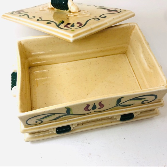 Metlox Poppytrail Homestead Provincial Box 1950s - Picture 3 of 14